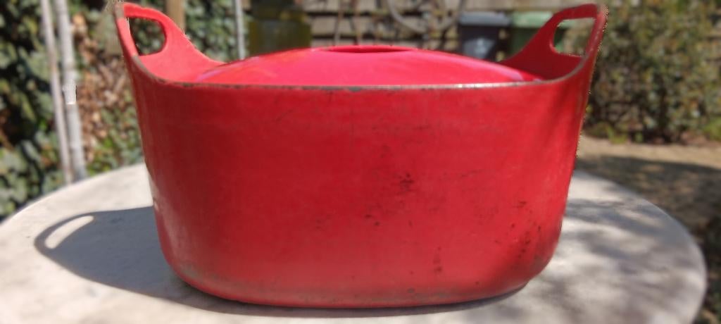 ROSENLEW Finse TIMO SARPANEVA gietijzeren pan (G347), Ophalen of Verzenden, Gebruikt, Gietijzer