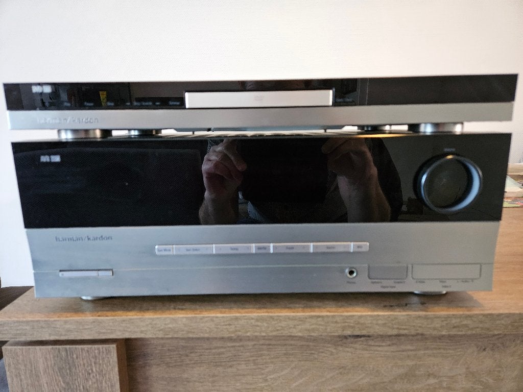 Harman Kardon AVR132 + DVD27 + surroundset, Gebruikt, 70 watt of meer, 5.1-systeem, Overige spelers