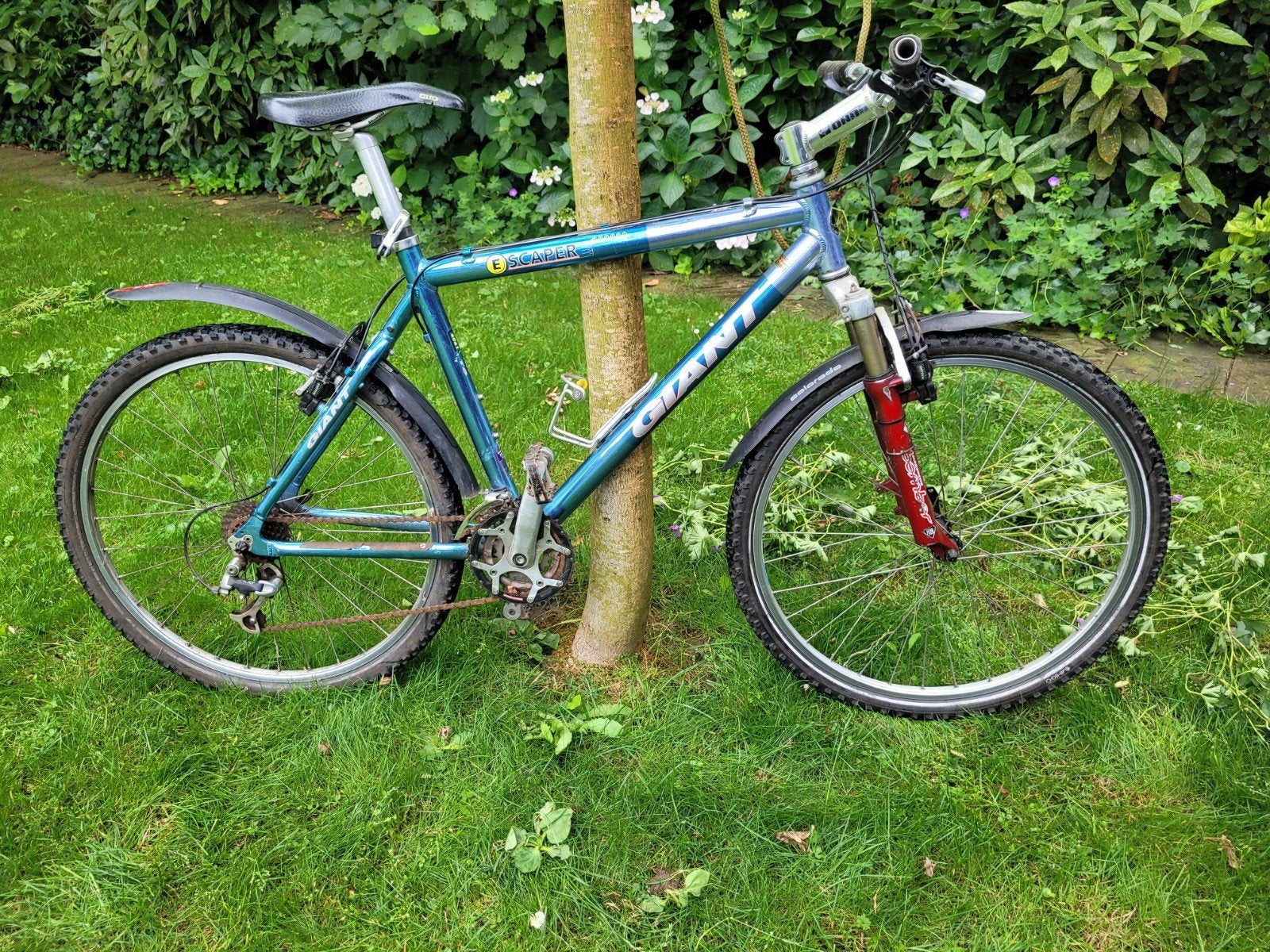 GIANT en Ghost mountainbike in 1 koop, aluminium frames, Ophalen, Gebruikt, 26 inch, Giant