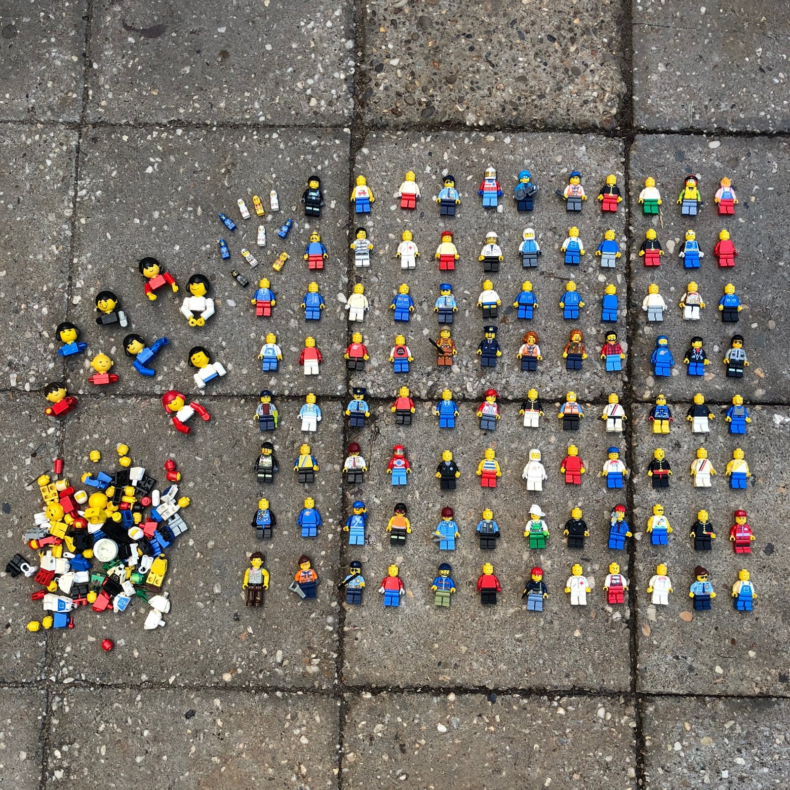 Lego poppetjes en onderdelen, Kinderen en Baby's, Speelgoed | Duplo en Lego, Ophalen of Verzenden, Gebruikt