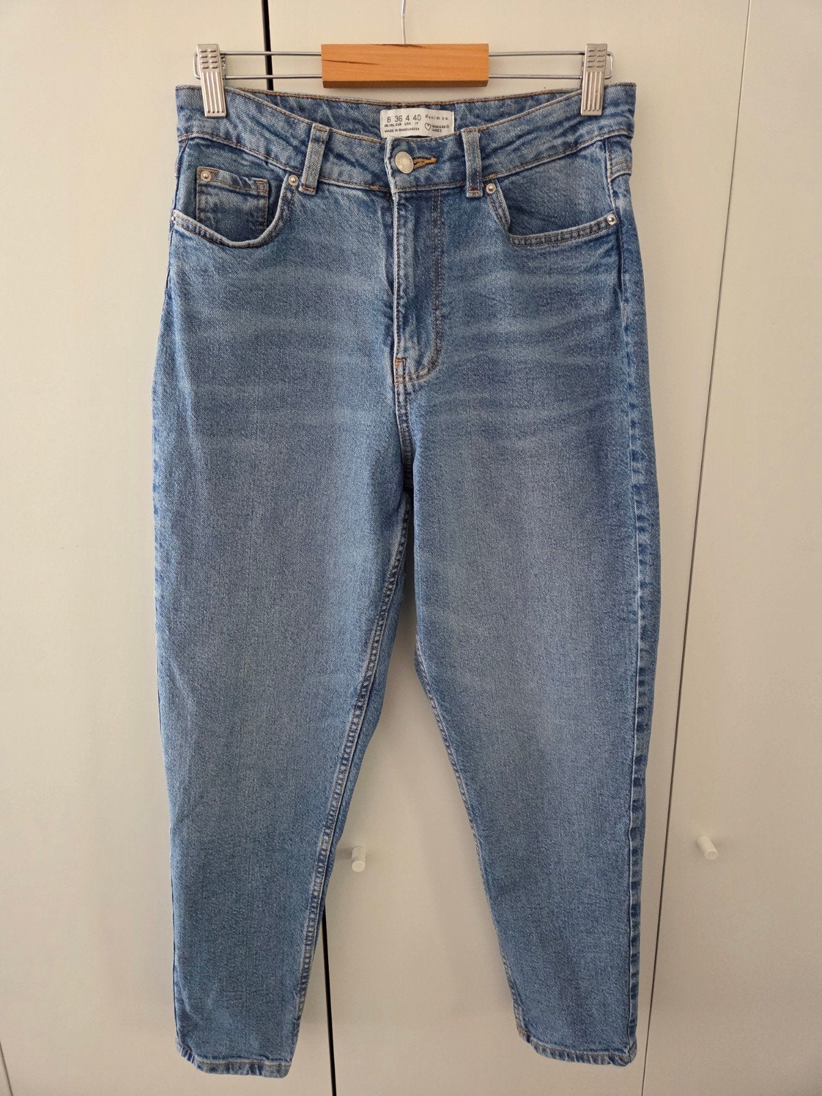 Primark Denim Co. Mom Jeans - Zwart & Lichtblauw (2 stuks), Zwart, Nieuw, Ophalen of Verzenden, W28 - W29 (confectie 36)
