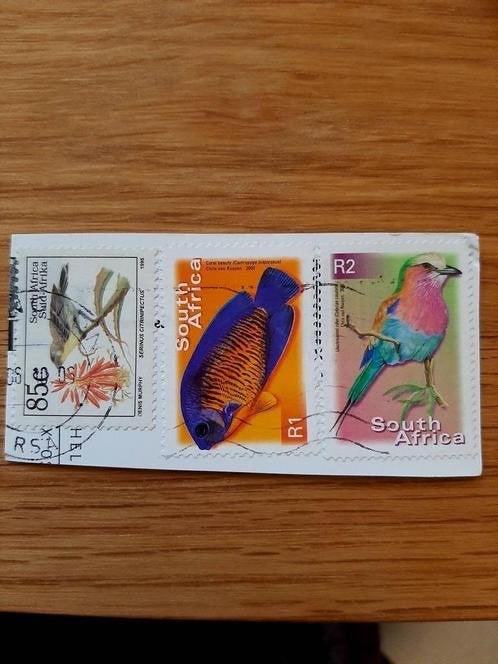 Zuid Afrika, vogels, vis, Verzenden, Zuid-Afrika, Gestempeld