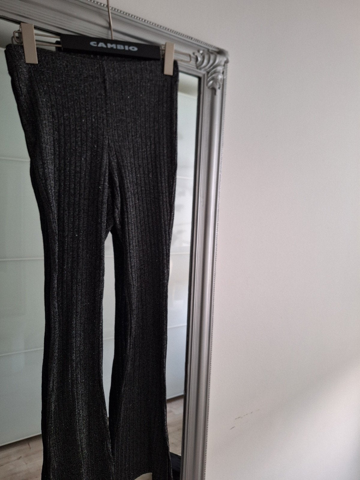 Legging wijde pijp, Legging, Maat 36/38 (S), Zwart, Topshop