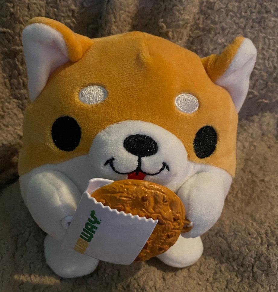Zuru Snackles Series 2 Corgi Shaun Met Subway Cookie, Kinderen en Baby's, Speelgoed | Knuffels en Pluche, Oranje, Overige merken