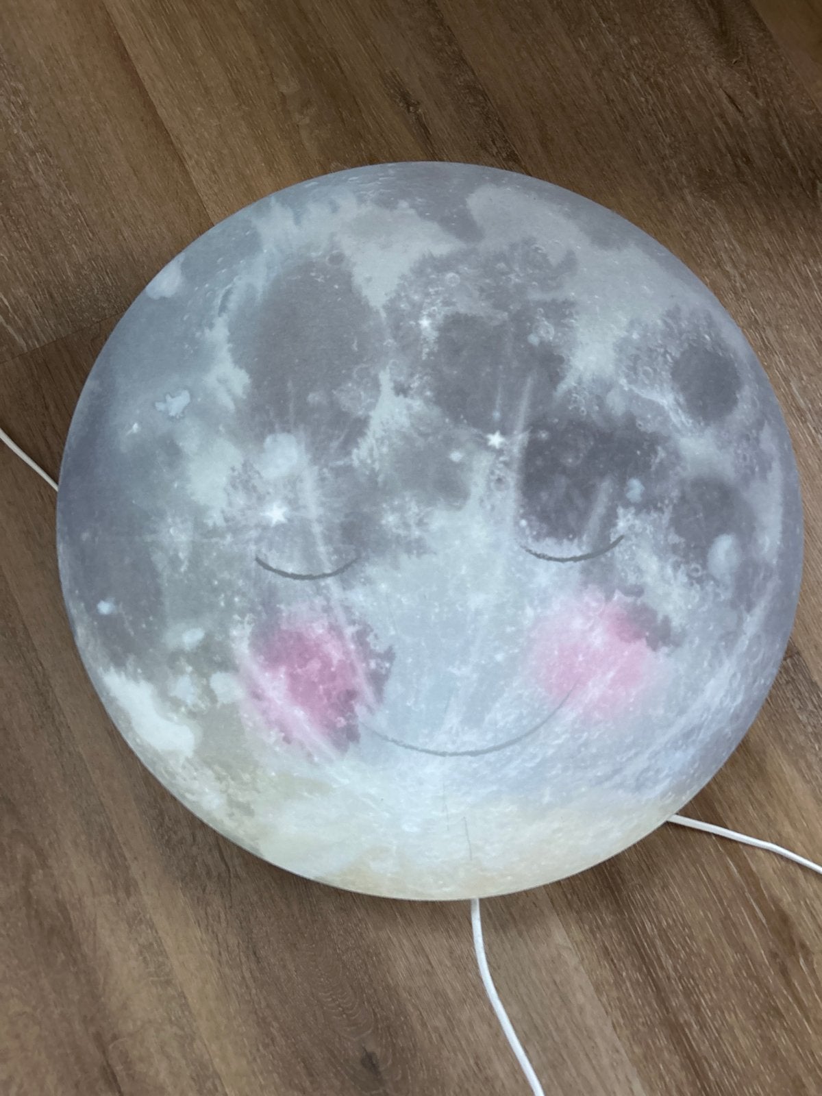 Nachtlampje Maan met Dieren - Slaap lekker lamp, Ophalen, Gebruikt, Overige merken, Ophangbaar