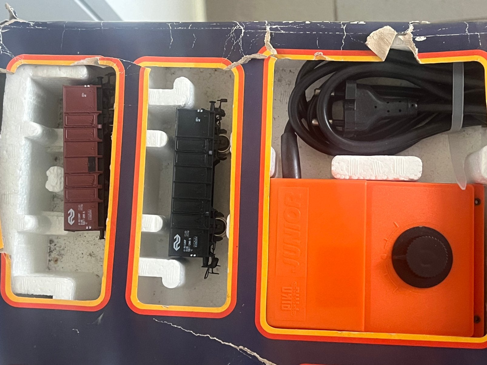 Piko H0 modeltrein set vintage Stoomloc NS wagons trafo, Ophalen of Verzenden, Zo goed als nieuw, Gelijkstroom, Overige merken