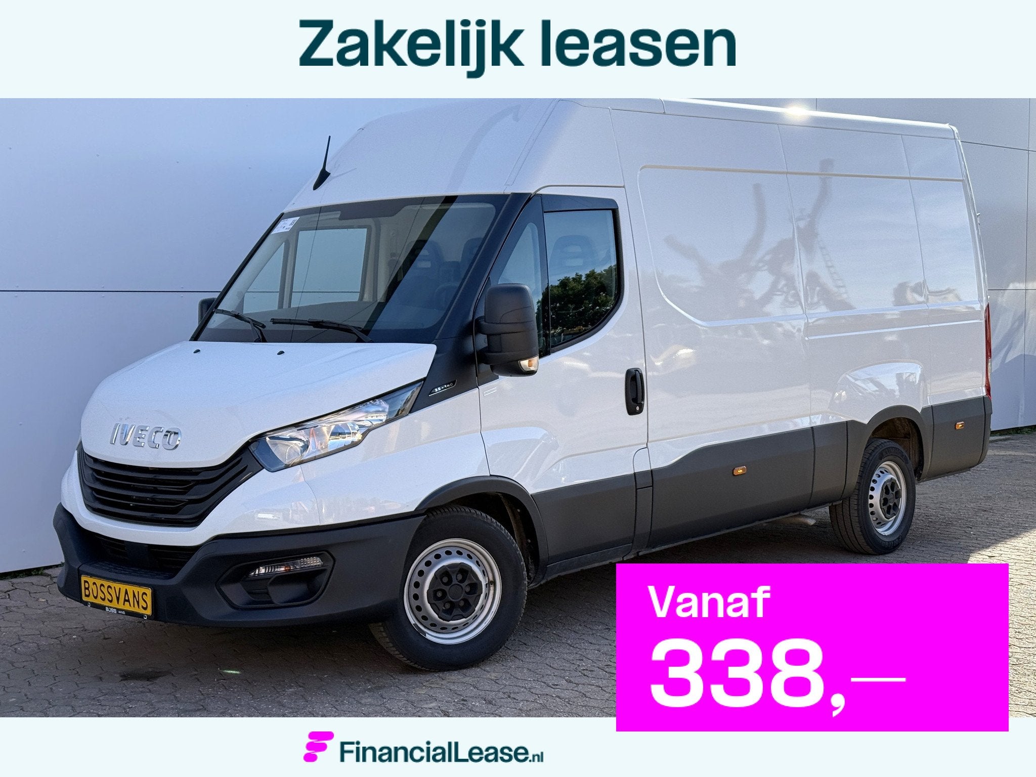 Iveco Daily 35S14 2.3 140PK L2H2 Cruise Control 3.5t Trekgew, Gebruikt, Iveco, Wit, Bedrijf