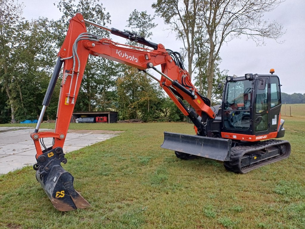 Kubota KX080-4a2 bj: 2022 midi graafmachine als nieuw!, Ophalen, Graafmachine