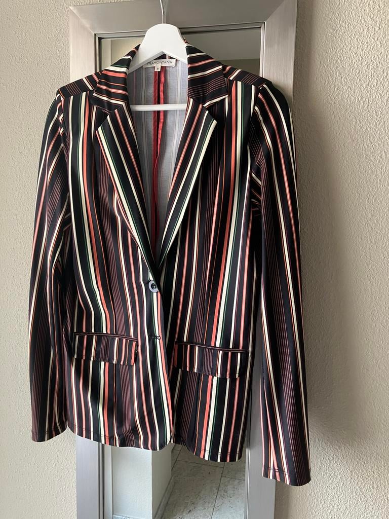 Tramontana blazer met streepprint # Maat M, Maat 38/40 (M), Overige kleuren, Ophalen of Verzenden, Zo goed als nieuw