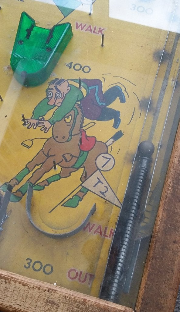 Om1950 Amerikana Flipperkast Pinball Flipper Kast Tafelmodel, Verzamelen, Nvt., Gebruikt, Mechanisch, Flipperkast