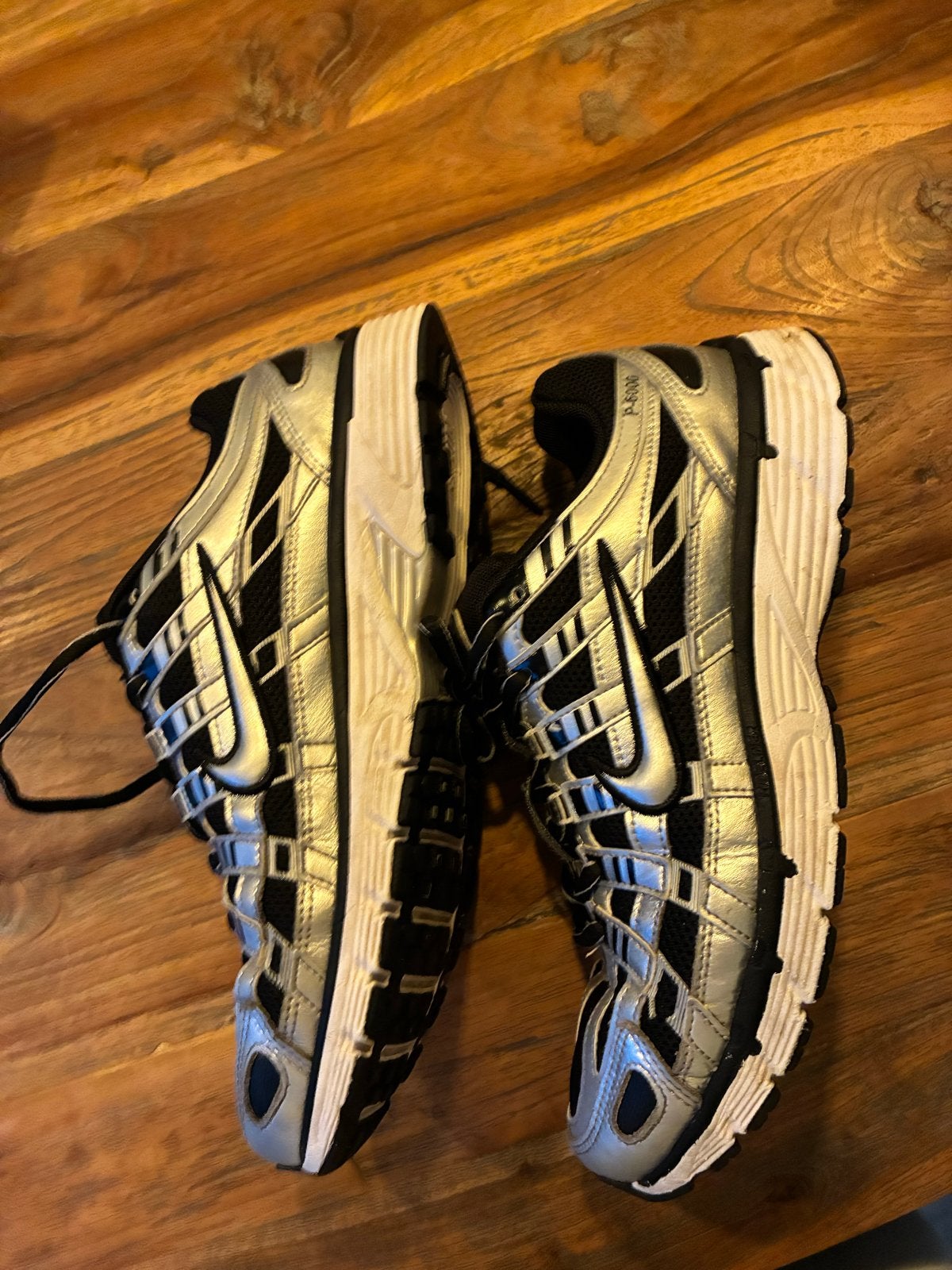 Nike Chrome P-6000 Sneakers, Kleding | Dames, Ophalen of Verzenden, Gedragen, Grijs, Sneakers of Gympen