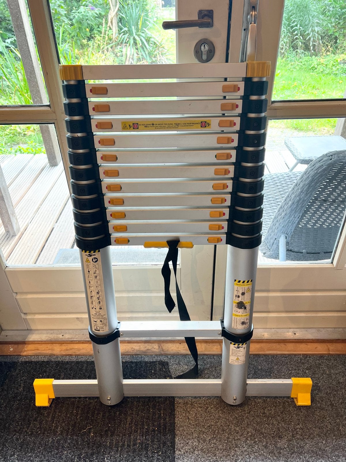 MySafe Telescopische Ladder - Inschuifbaar, Ophalen, Zo goed als nieuw, Ladder, Opvouwbaar of Inschuifbaar