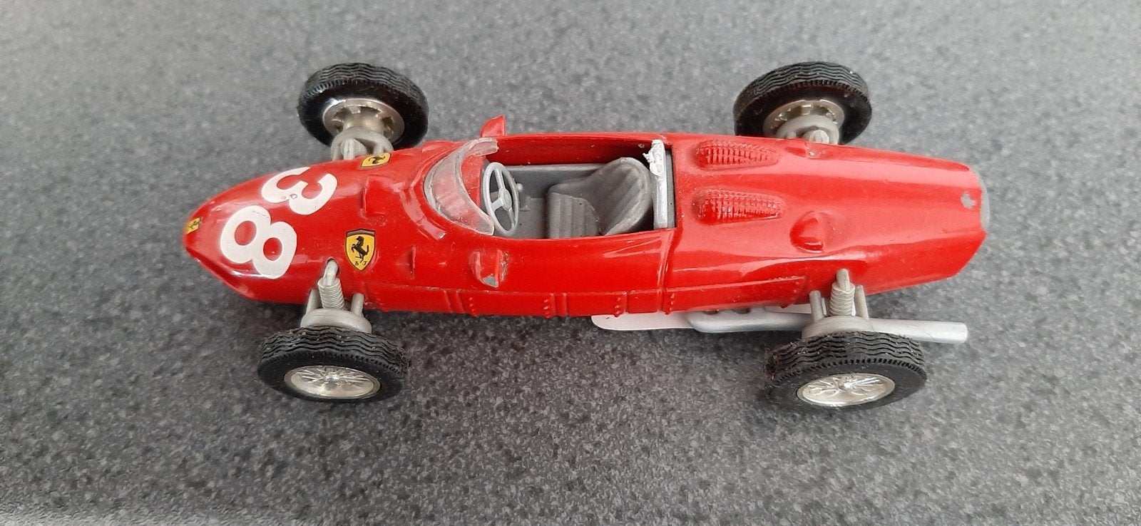 Ferrari Schaalmodel Raceauto - Rood, 12x5cm, Hobby en Vrije tijd, Modelauto's | 1:43, Ophalen of Verzenden, Gebruikt, Auto, Overige merken