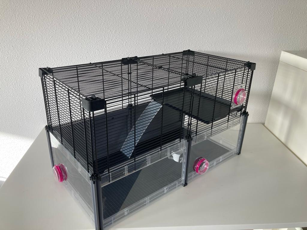 Gloednieuwe hamsterkooi zeer compleet, Ophalen, Zo goed als nieuw, Speelgoed