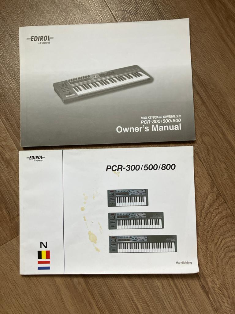Handleiding Edirol PCR-300/500/800 NL en EN, Ophalen of Verzenden