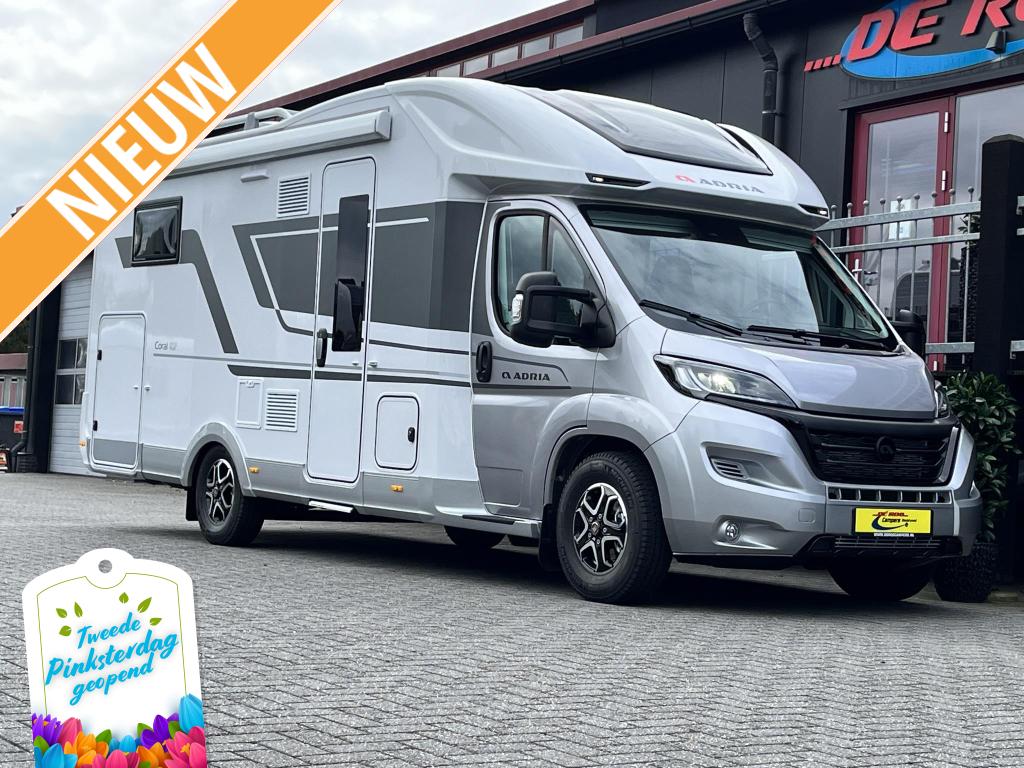 Adria Coral Plus 670 SC - QUEENSBED, Automaat, Standaard zit, Fiat, Bedrijf