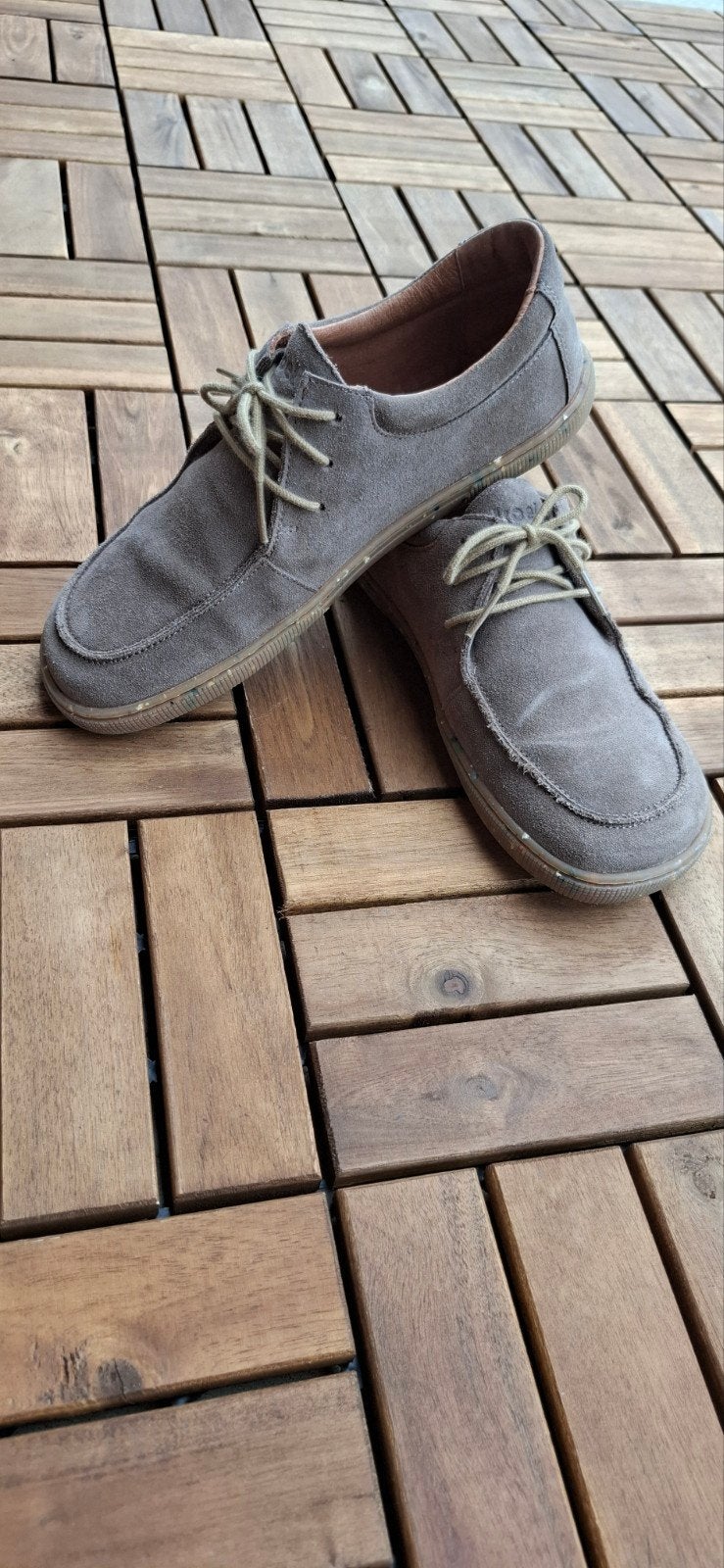 Koel Fago Suede barefoot mocassins - Taupe, maat 38, Kleding | Dames, Schoenen, Koel, Ophalen of Verzenden, Nieuw