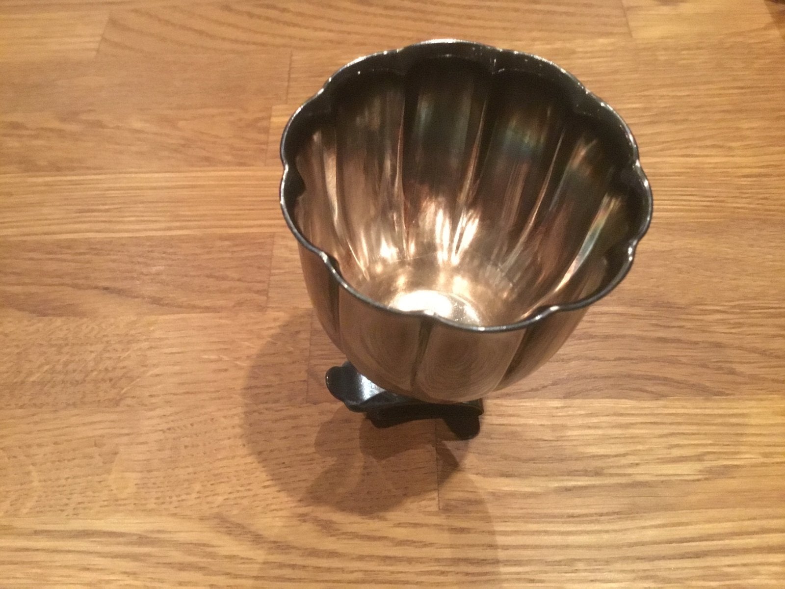 Gero verzilverde vingerkom met clip, Ophalen of Verzenden, Zilver
