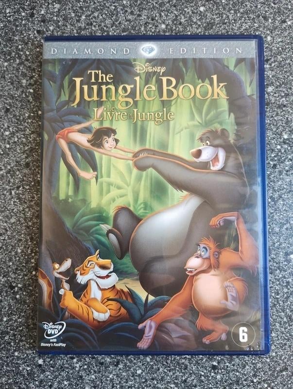 Disney The Jungle Book, Tekenfilm, Verzenden, Amerikaans, Zo goed als nieuw