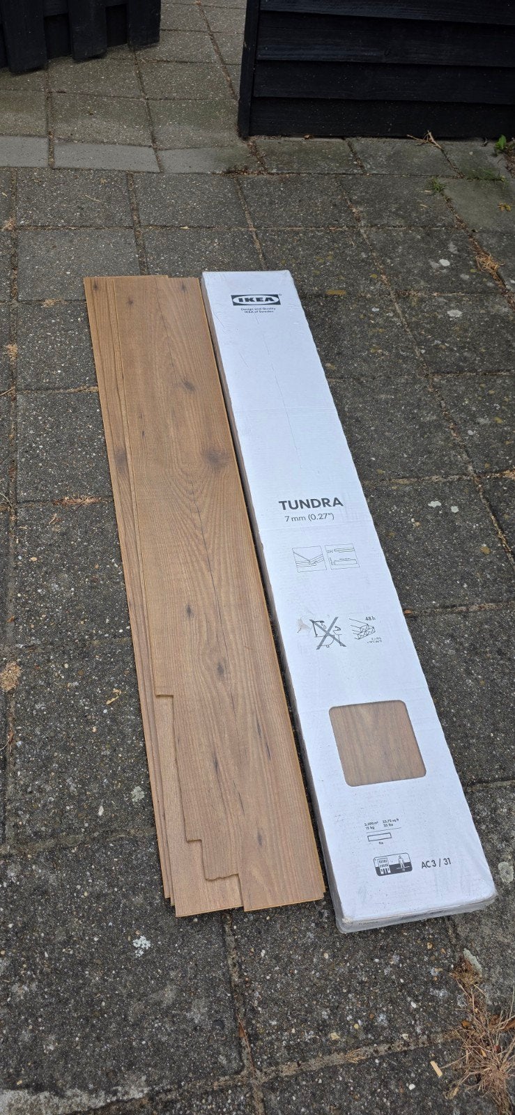 IKEA Tundra Laminaat 202.135.19 - Nieuw Pak, Ophalen, 50 tot 150 cm, Nieuw, Minder dan 5 m²