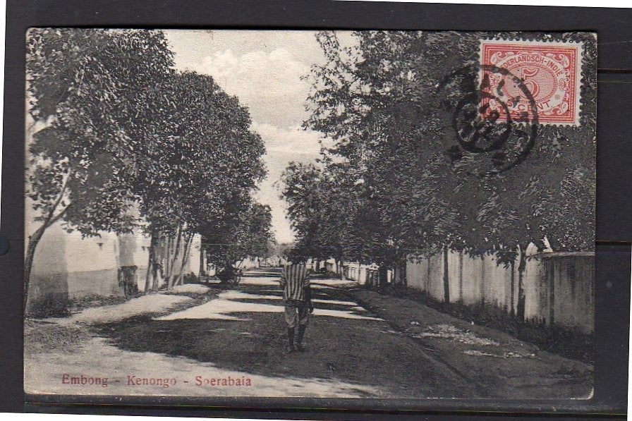 Ned Indië EMBONG – KENONGO in Soerabaja to Madgascar, Ophalen of Verzenden, Voor 1920, Frankrijk