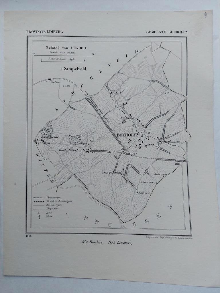 09 / Bocholtz Simpelveld Overhausen Limburg van J. Kuyper, Ophalen of Verzenden