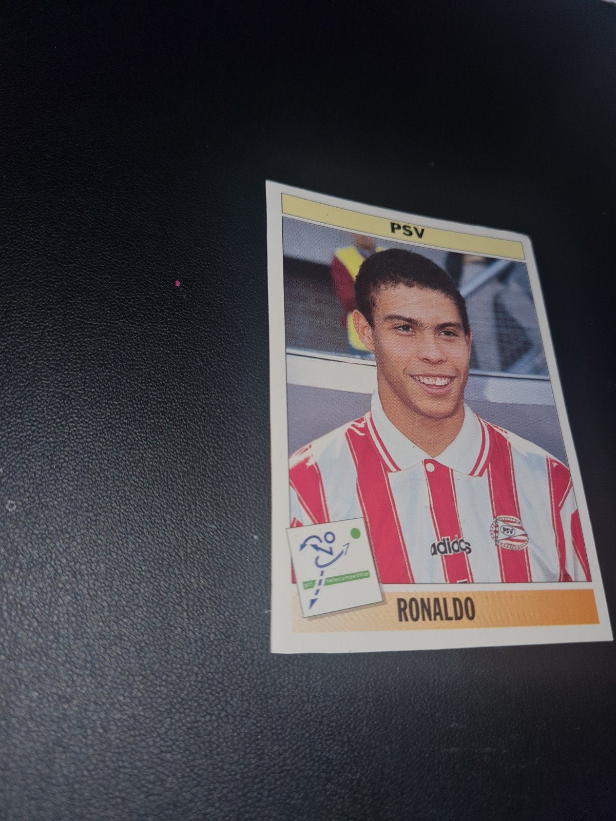 Panini Rookie Ronaldo Voetbalplaatje 1995 PSV, Ophalen of Verzenden, Zo goed als nieuw, PSV, Spelerskaart