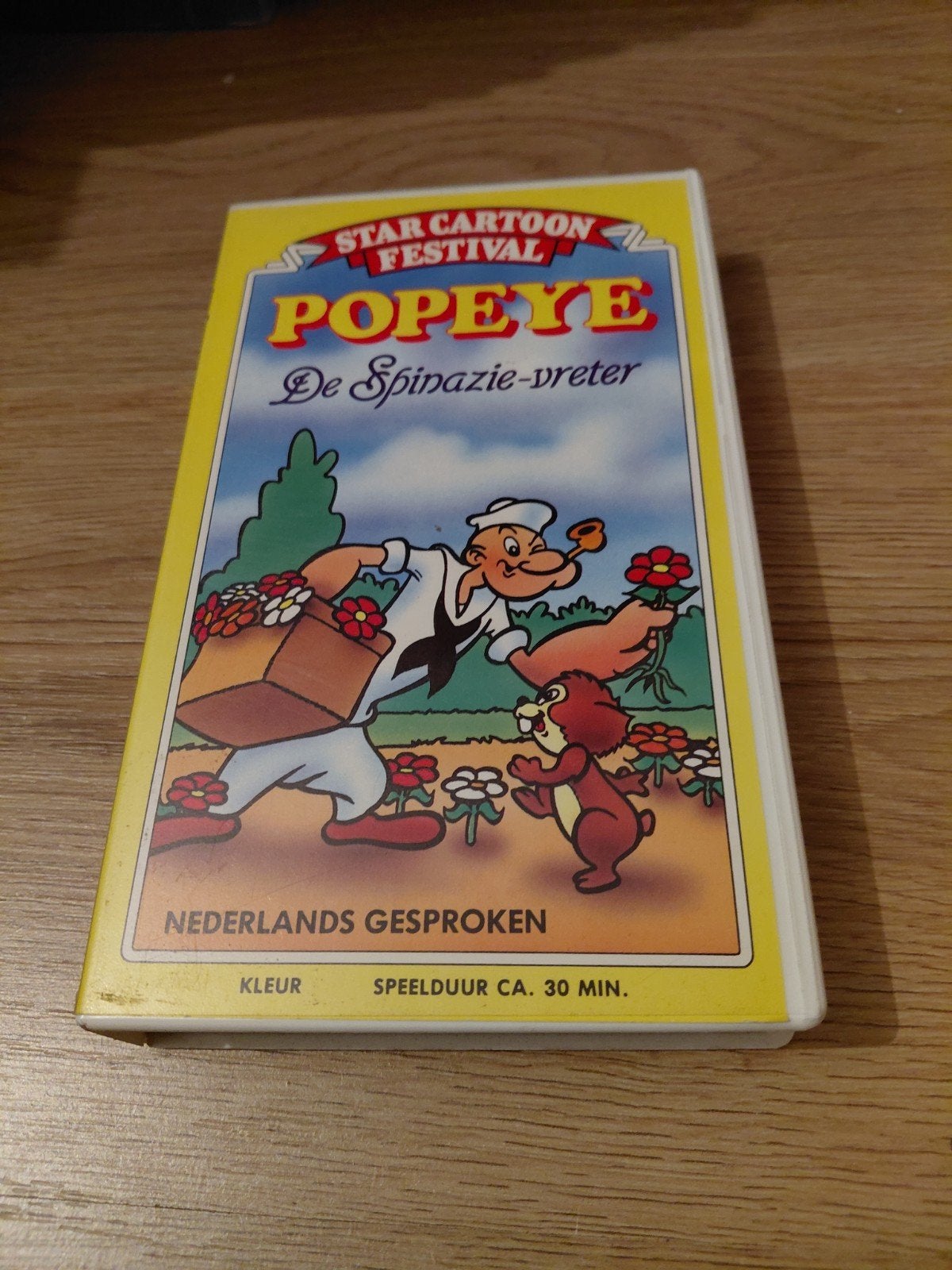 Star Cartoon Festival Popeye videoband., Cd's en Dvd's, Gebruikt, Tekenfilm, Alle leeftijden, Ophalen of Verzenden