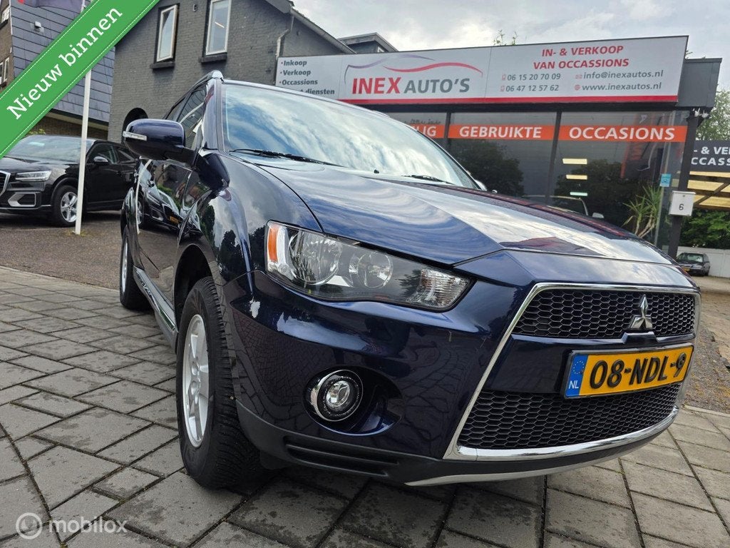 Mitsubishi Outlander 2.0 Intro Edition Dealer Onderh Incl.AP, Auto's, Mitsubishi, Bedrijf, Te koop, Outlander, ABS, Airbags, Airconditioning