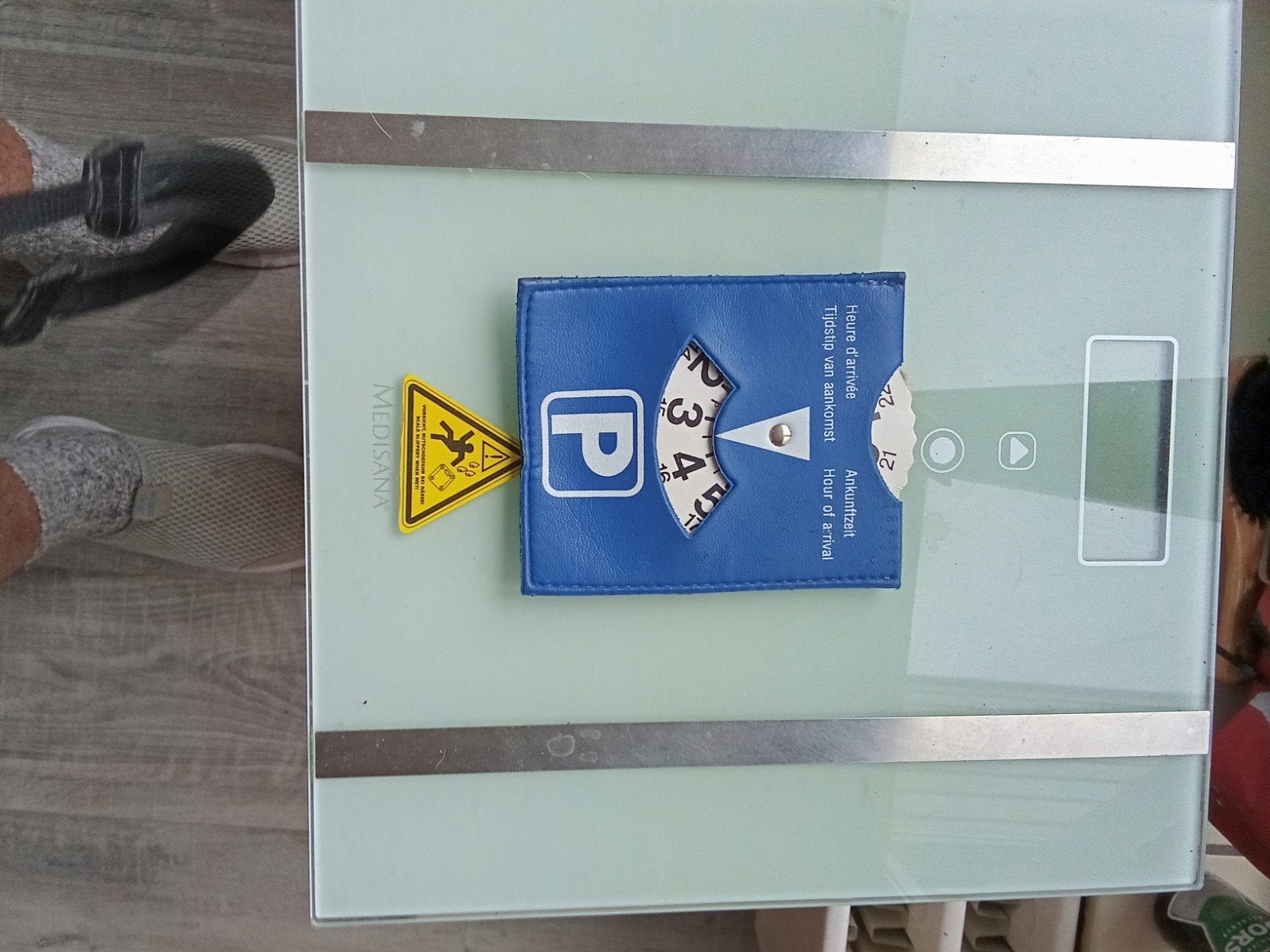 Parkeerschijf en noodhamer set, Auto diversen, Ophalen of Verzenden, Gebruikt