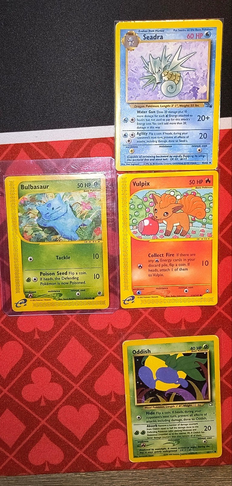 Pokemon kaarten vintage (Meerdere sets) NM/HP (Bieden), Hobby en Vrije tijd, Ophalen of Verzenden, Gebruikt, Meerdere kaarten