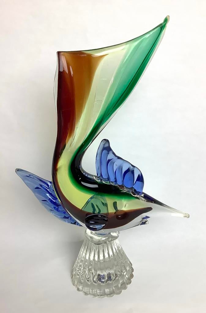 MURANO - VISSCULPTUUR, Antiek en Kunst, Kunst | Overige Kunst, Ophalen of Verzenden