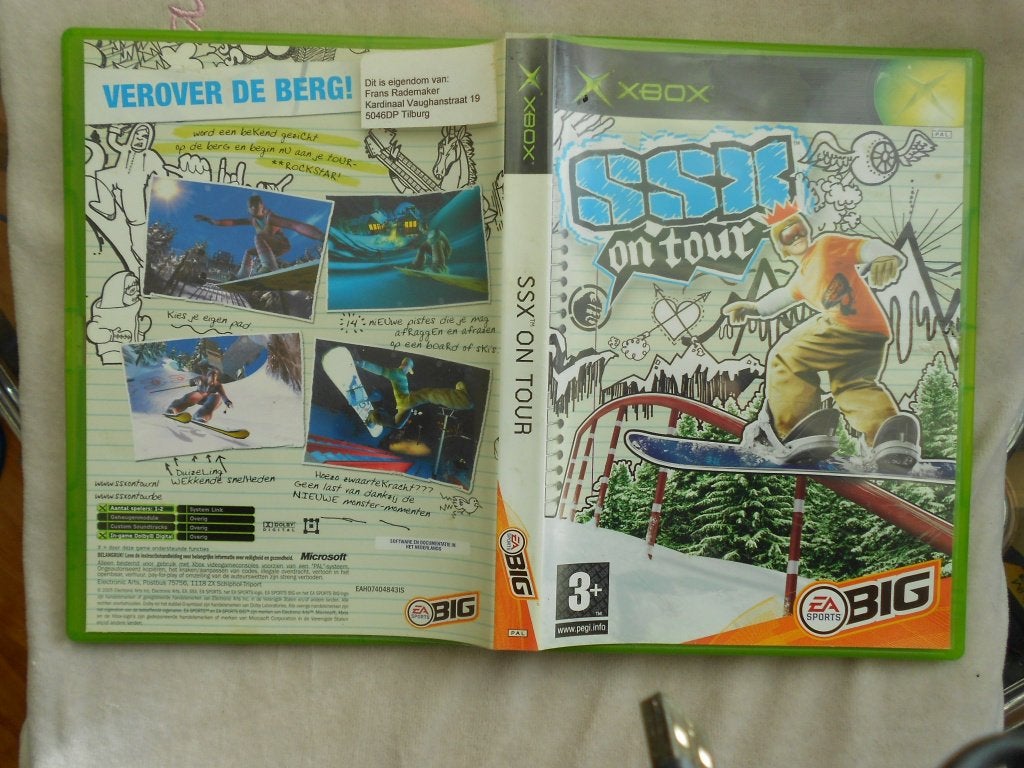 Ssx on tour game voor xbox compleet met boekje. Vanaf 3 jaar, Ophalen, Gebruikt, 1 speler, Vanaf 3 jaar