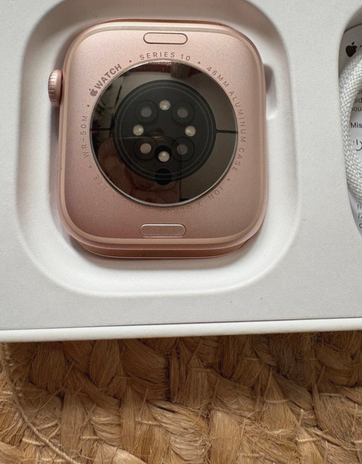 Foto 2 van Apple watch 10 46mm roségoud