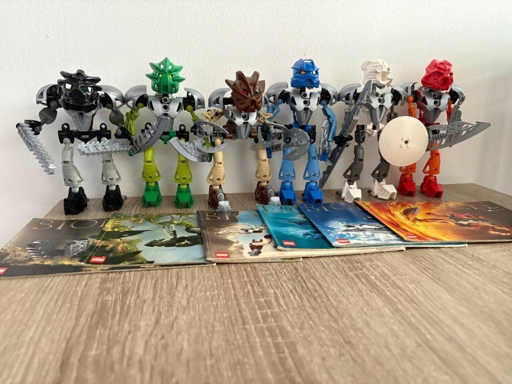Complete Lego Bionicle Toa Nuva Сollectie, Bionicle, Lego, Inclusief instructies, Ophalen of Verzenden