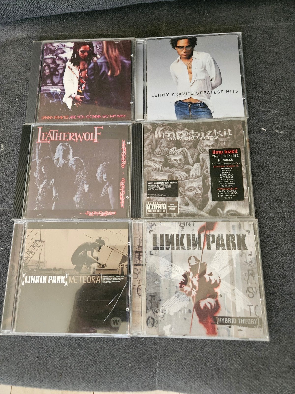CD collectie: Lenny Kravitz, Limp Bizkit, Linkin Park, Leath, Rock, Gebruikt, Ophalen of Verzenden, Inclusief doosje