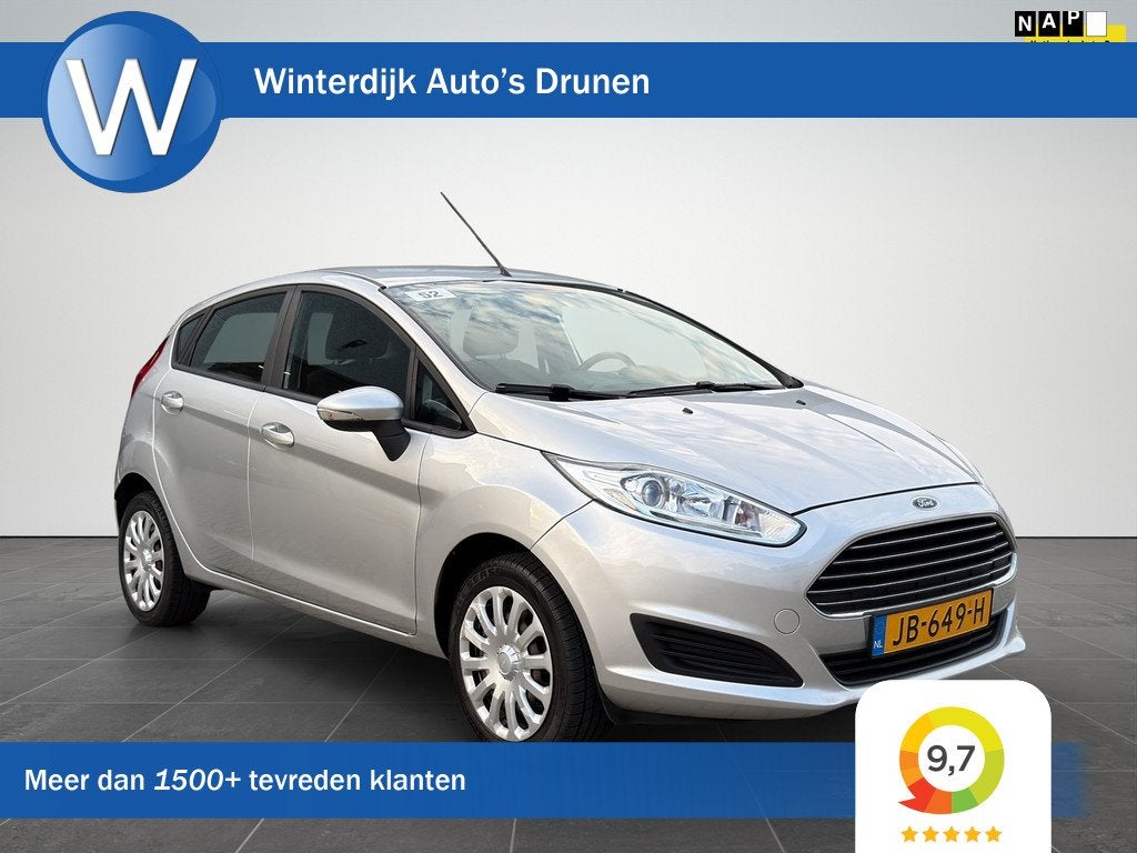 Ford Fiesta 1.0 Style Airco|Navigatie|Bluetooth|NAP, Auto's, Euro 6, 525 kg, 23 km/l, Origineel Nederlands