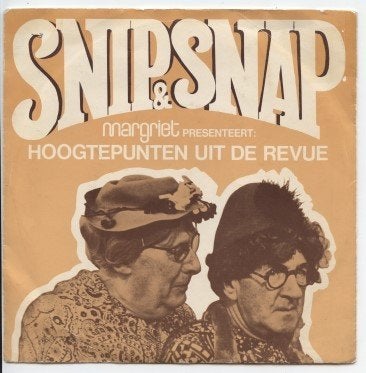 E.P. - van Snip & Snap- hoogtepunten uit de Revue  uit 1973, Cd's en Dvd's, Vinyl | Nederlandstalig, Gebruikt, 7 inch, Ophalen of Verzenden