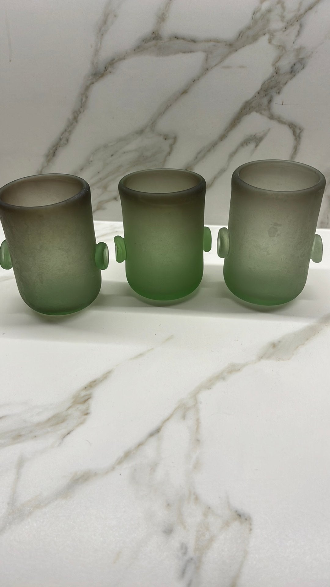 3 franse jaren 50-60 glazen., Ophalen of Verzenden, Gebruikt, Waterglas