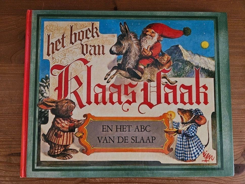 Het Boek van Klaas Vaak en het ABC van de Slaap, Ophalen of Verzenden, Zo goed als nieuw, Wil Huygen (tekst) en Rien Poortvliet (illustraties).