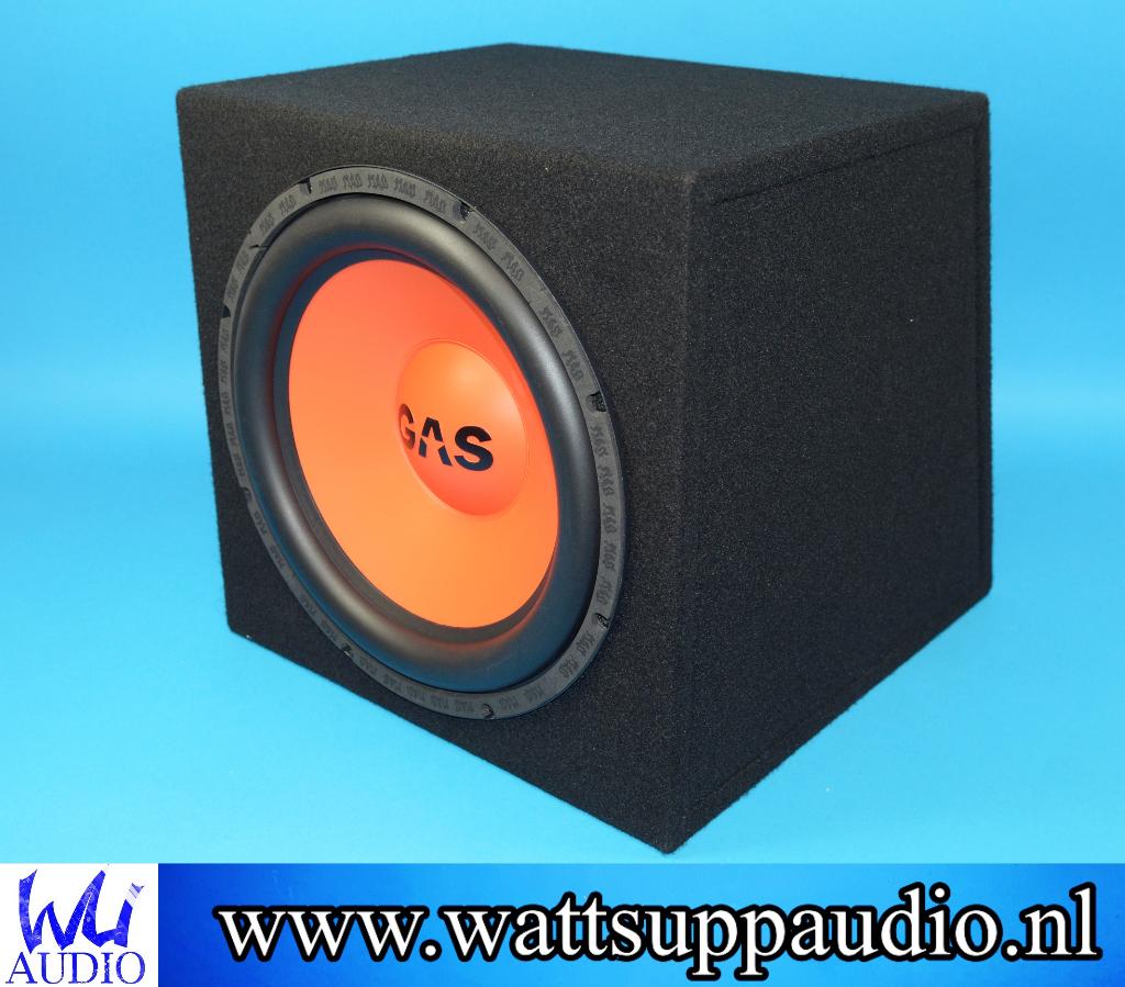 GAS Audio POWER MAD S1-124 12 inch subwoofer incl behuizing, Info@optimount.nl, Nieuw, Ophalen of Verzenden, Anholtseweg 48A 7091 HB DINXPERLO