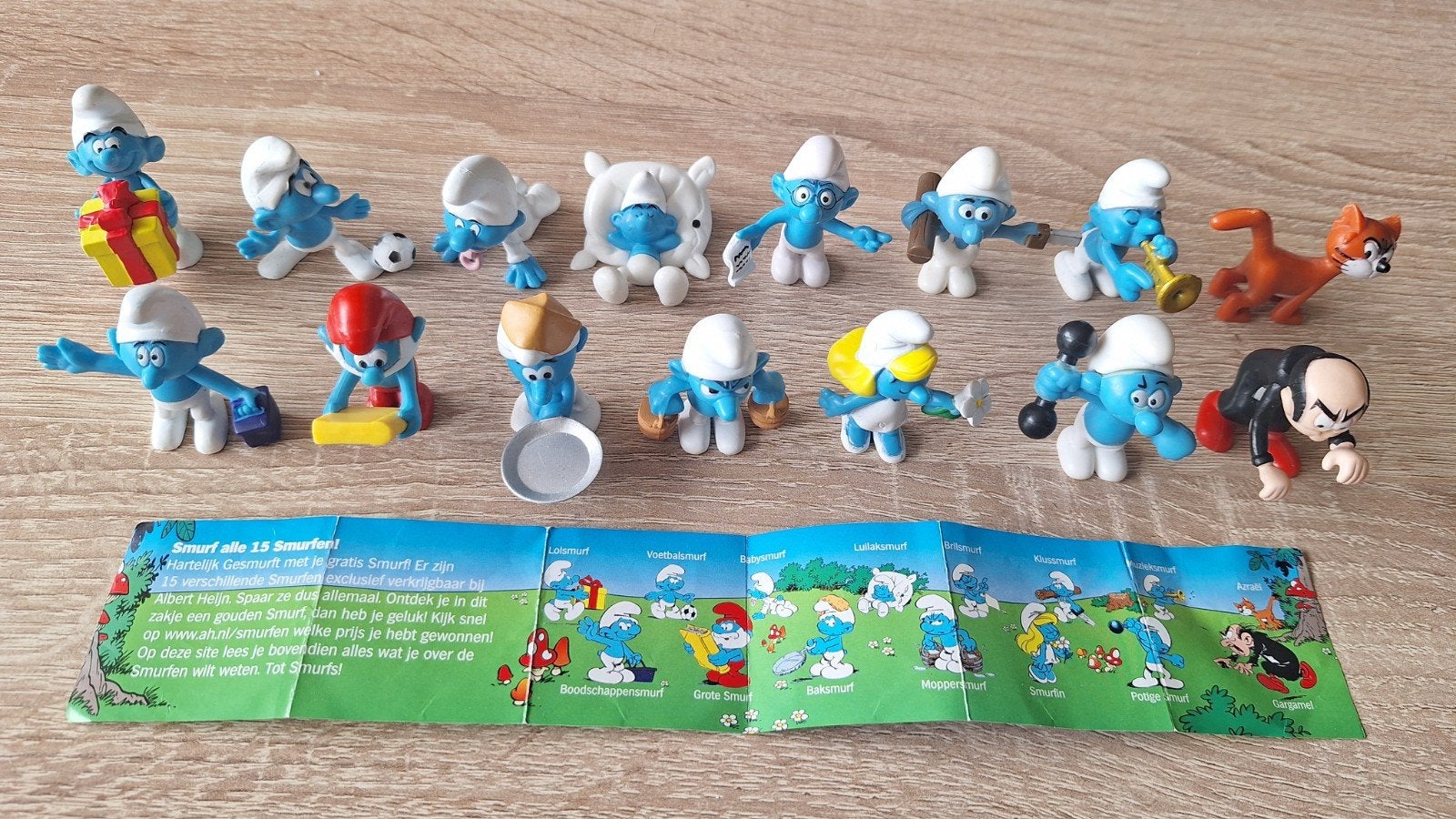 Smurfen Albert Heijn spaaractie complete set 2018, Verzamelen, Poppetjes en Figuurtjes, Ophalen of Verzenden, Zo goed als nieuw