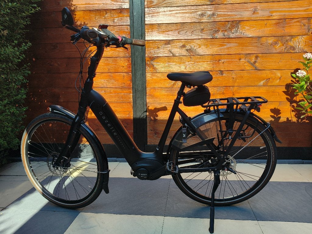 Gazelle Grenoble C8 HMB elektrische damefiets, Fietsen en Brommers, Elektrische fietsen, Zo goed als nieuw, Gazelle, 51 tot 55 cm