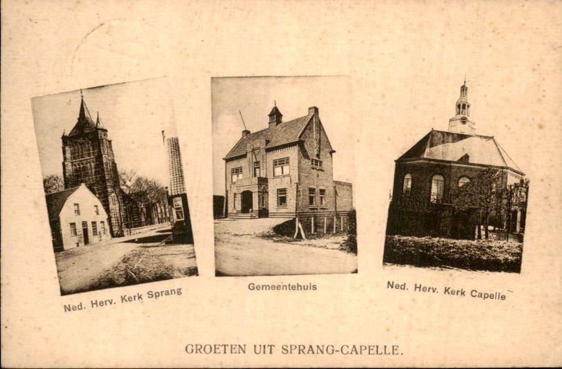 Sprang-Capelle - Groeten uit, Ophalen of Verzenden, 1920 tot 1940, Gelopen, Noord-Brabant