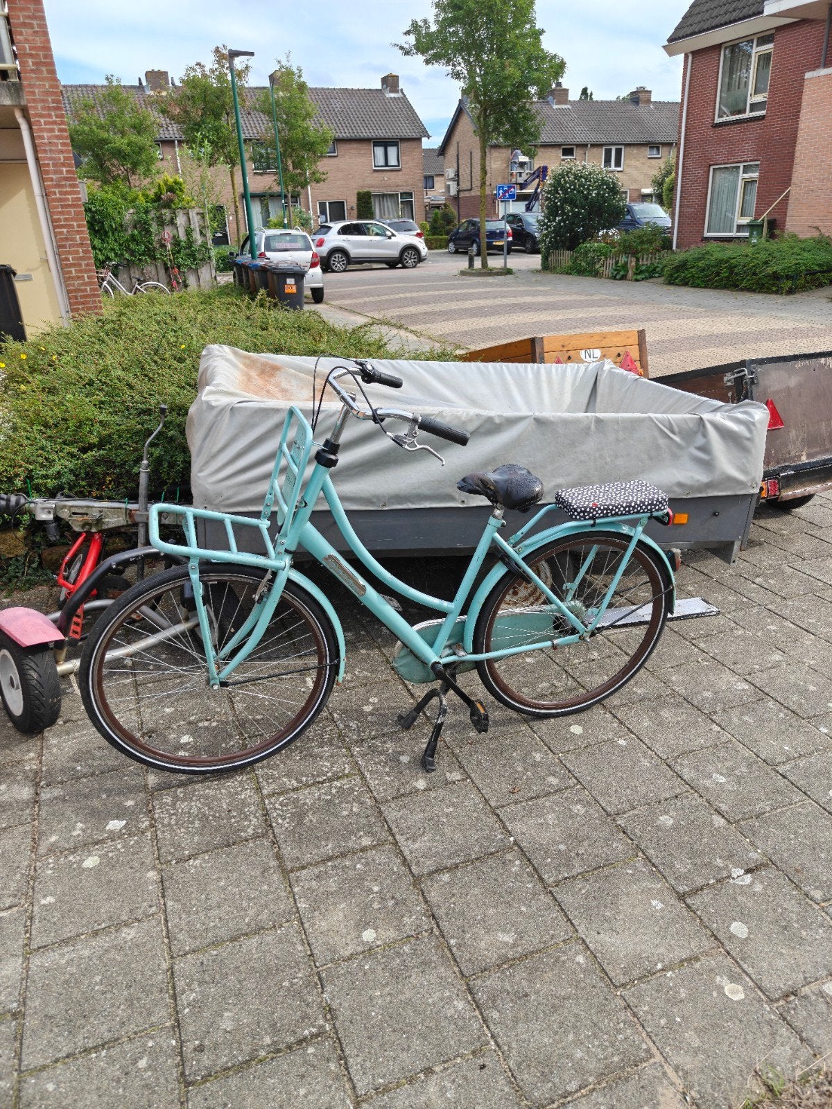 Popal dames transportfiets 28inch, Ophalen, Gebruikt, Handrem