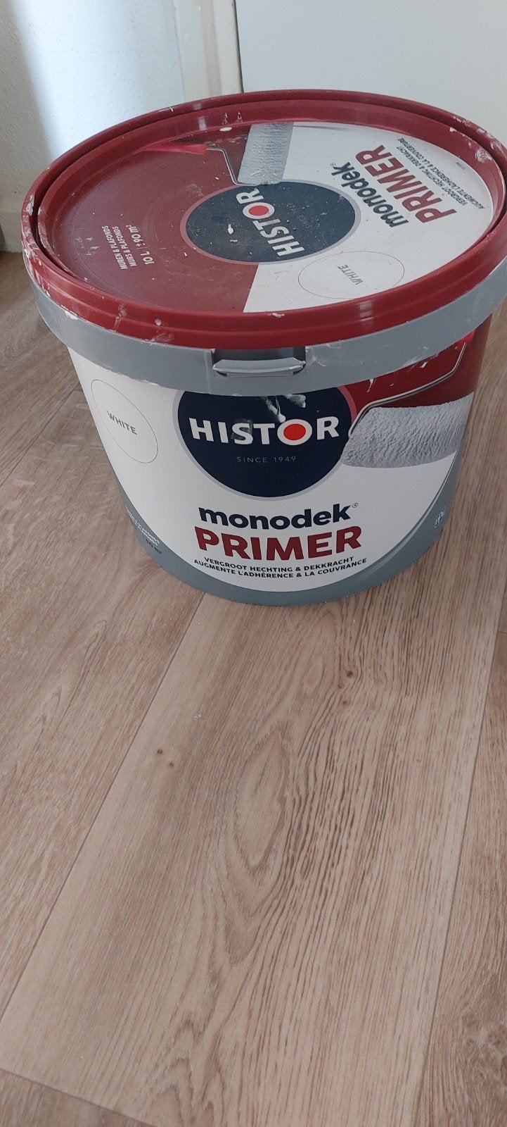 Histor monodek primer wit 8 á 9 liter, Ophalen, 5 tot 10 liter, Wit, Nieuw