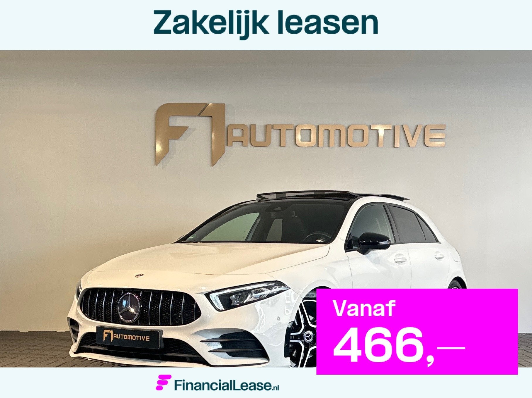 Mercedes-Benz A-klasse 200 AMG Night Pano|Sfeer|CarPlay|Came, Dealer onderhouden, Gebruikt, 4 cilinders, Automatische klimaatregeling