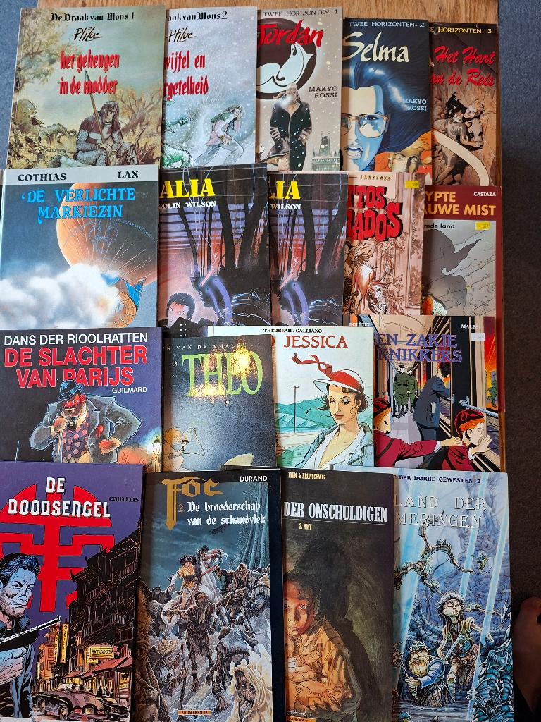 Verzameling strips partij uitgeverij Blitz soft en hardcover, Meerdere stripboeken, Ophalen of Verzenden, Zo goed als nieuw