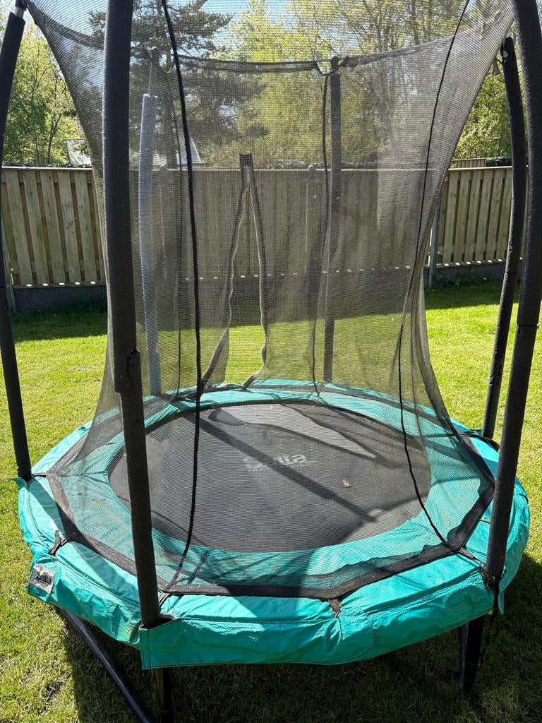 Salta trampoline 120 cm met veiligheidsnet, Ophalen, Gebruikt