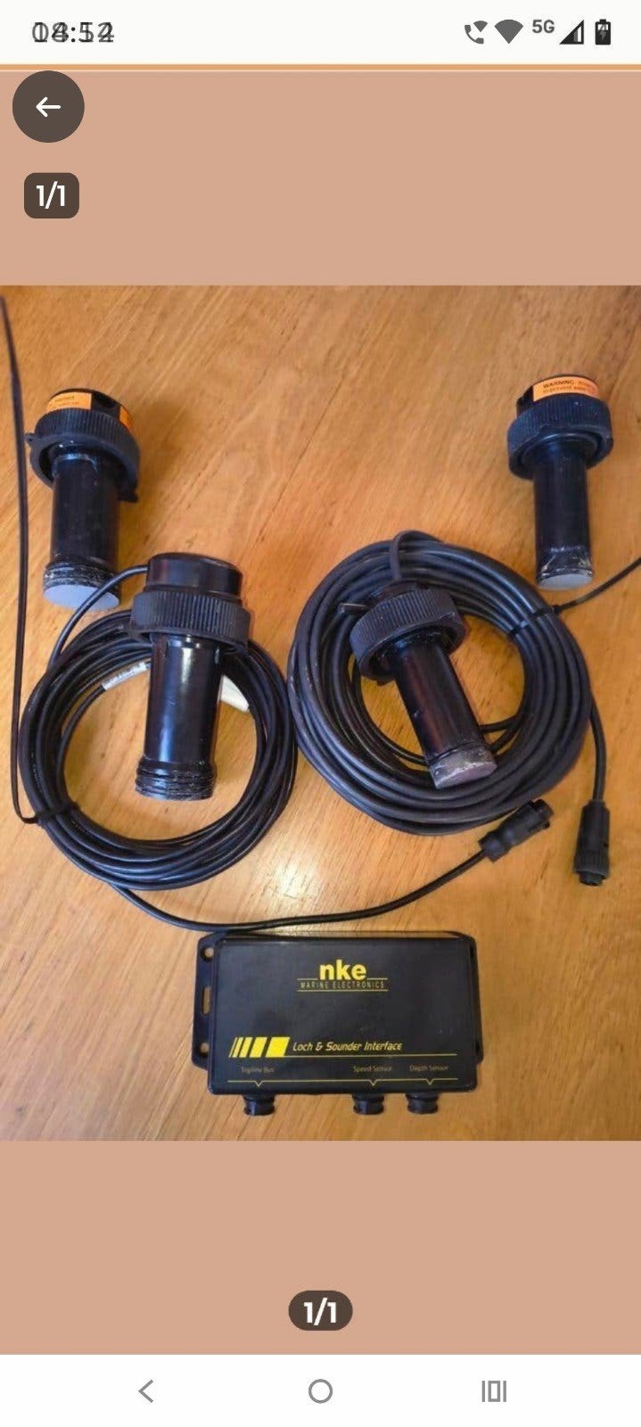 nke log/depth ultrasoon, Ophalen of Verzenden, Zo goed als nieuw, Kabel of Apparatuur
